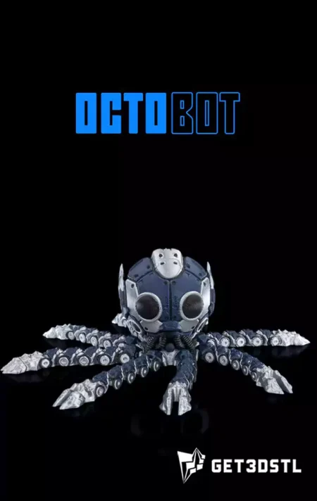 Octobot Robot Octopus STL 3D Print Files