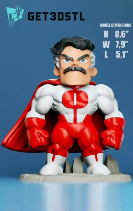 Omni Man Chibi STL 3D Print Files