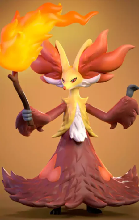 Pokemon Collection Fennekin 3D Printer Files