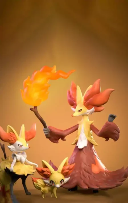 Pokemon Collection Fennekin 3D Printer Files