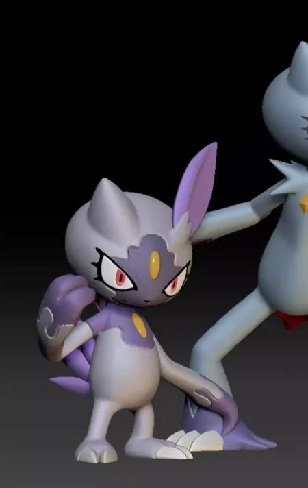 Pokemon Hisuian Sneasel Sneasler STL 3D Print Model