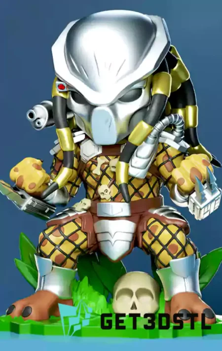 Predator Chibi STL 3D Print Files