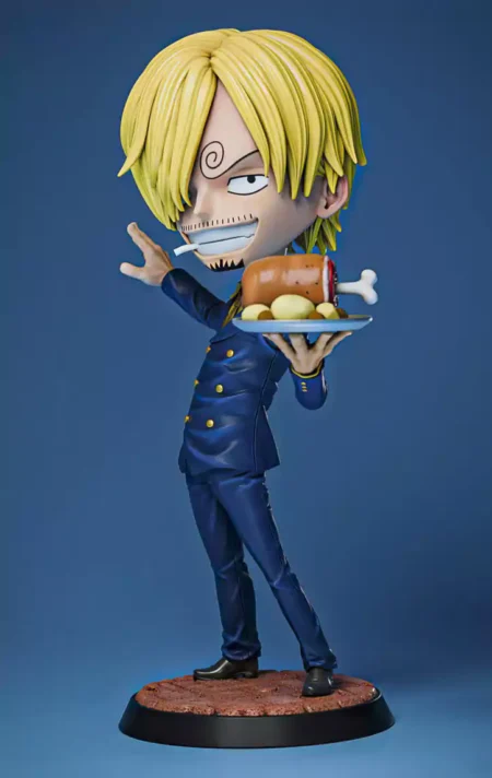 Sanji Chibi STL 3D Print File