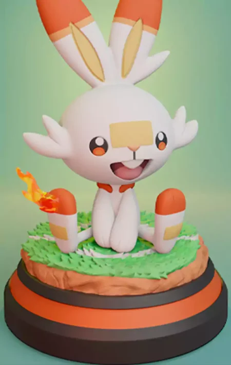 Scorbunny 3D Printing Model STL Files