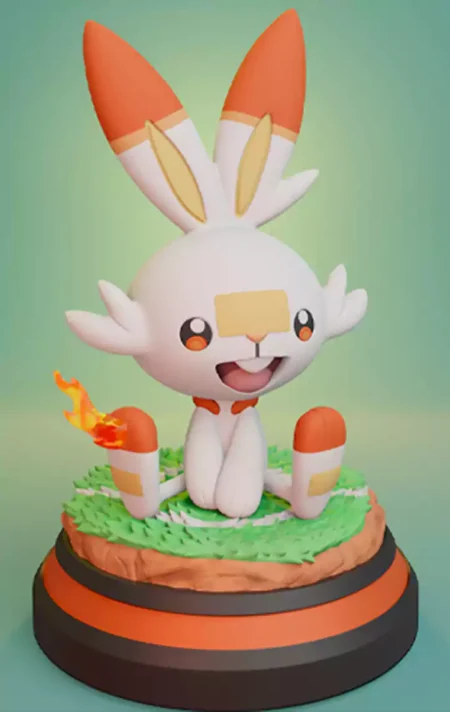 Scorbunny 3D Printing Model STL Files