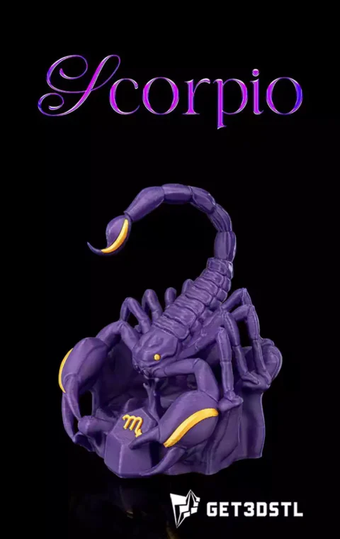 Scorpio STL 3D Print Files