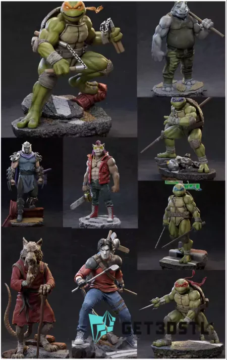 TMNT Pack 3D Print STL Files