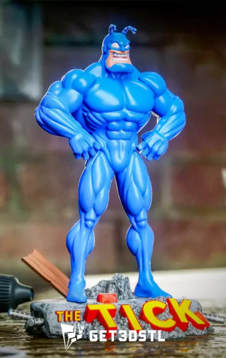 The Tick 3D Printing Figurine V2 STL Files