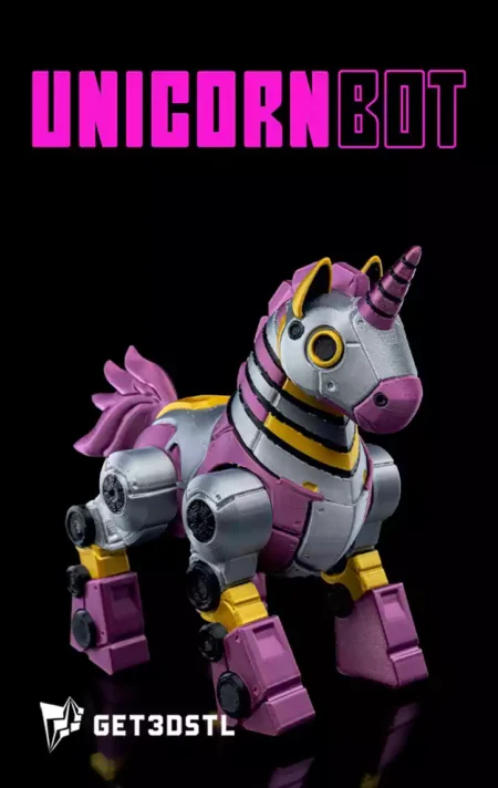 Unicorn Bot STL 3D Print Files