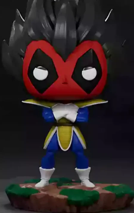 Vegetapool Funko Pop Style STL 3D Print Model