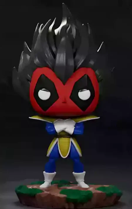 Vegetapool Funko Pop Style STL 3D Print Model