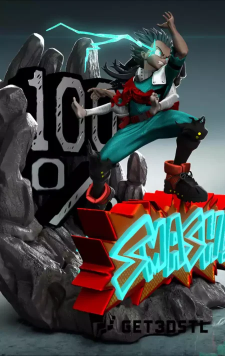 Deku 100% Smash STL 3D Model
