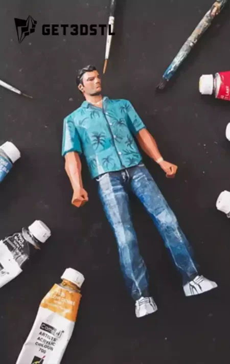 Tommy Vercetti 3D STL Print Model