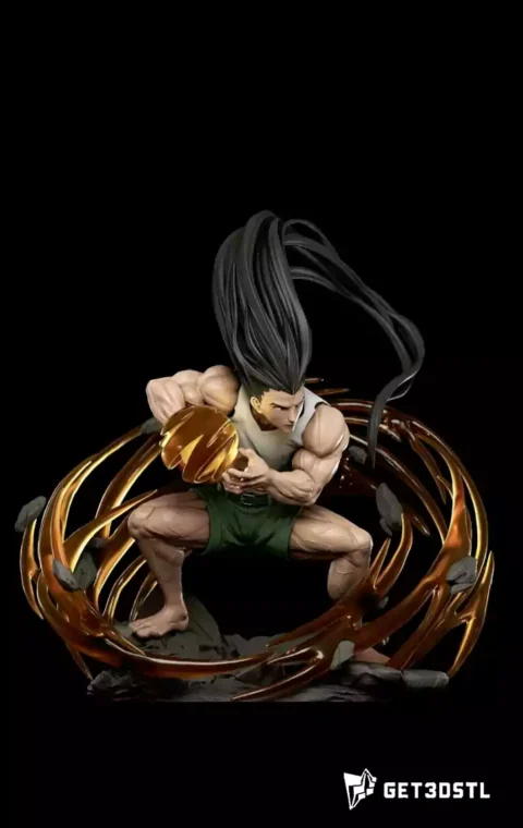 Hunter X Hunter Adult Gon STL 3D Print Model