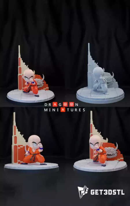 Dragon Ball Miniatures Pack STL 3D Print Files