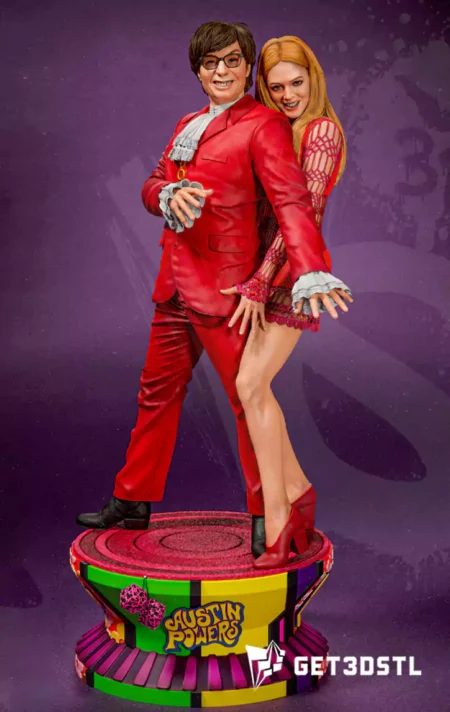 Austin Powers Movie STL 3D Print Model