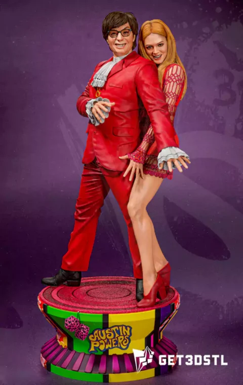 Austin Powers Movie STL 3D Print Model