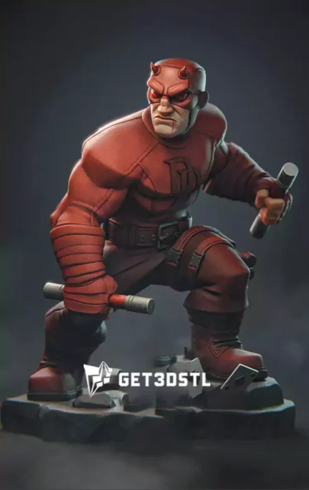 Daredevil Chibi STL 3D Print Files