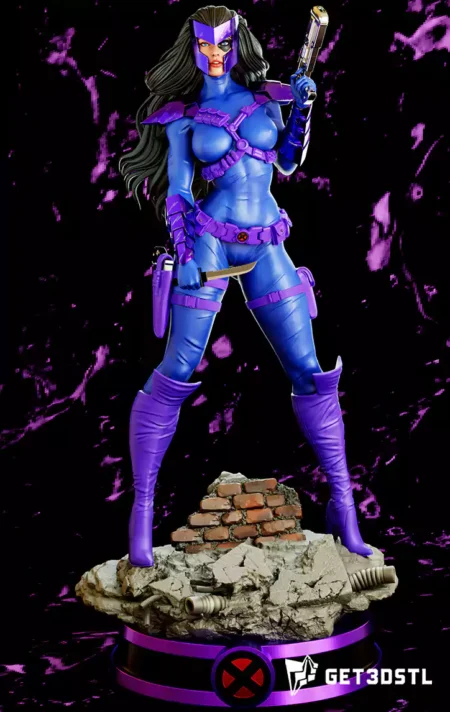 Domino X-Men STL 3D Print File
