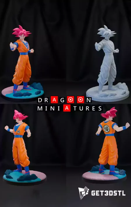 Dragon Ball Miniatures Super Pack STL 3D Print Files