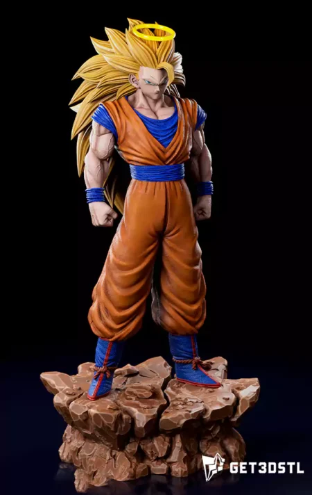 Goku SSJ3 Dragonball 1/6 STL 3D Print Files