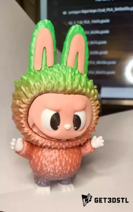 Labubu Rotating Eyes 3MF STL 3D Print Files