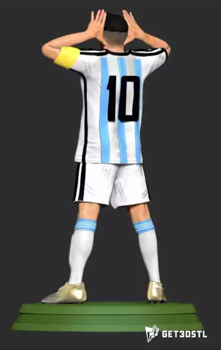 Lionel Messi World Cup 2022 STL 3D Model