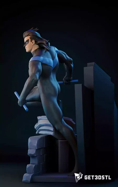 Nightwing Batman STL 3D Print Files