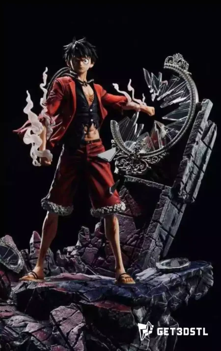 One Piece Luffy STL 3D Print Model