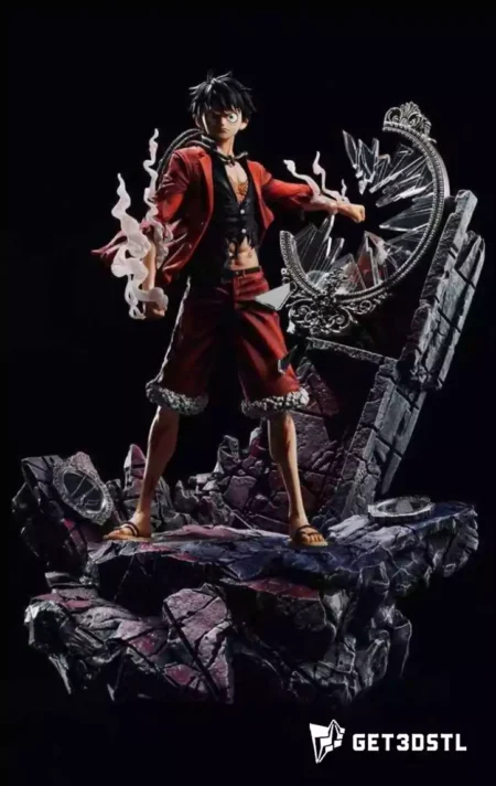 One Piece Luffy STL 3D Print Model
