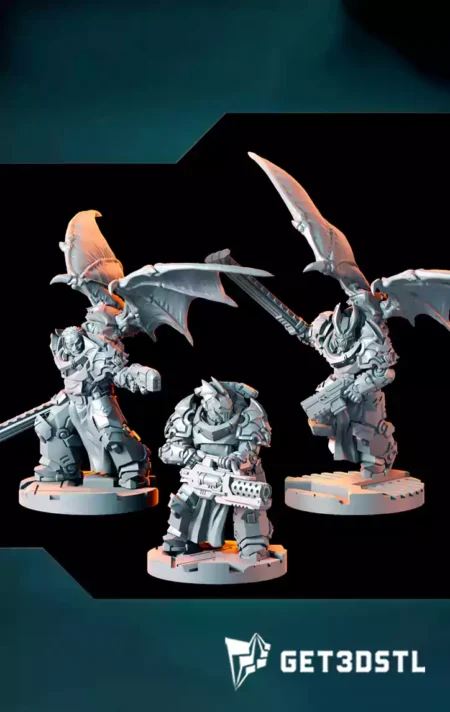 Vampire Striker and Bits Pack STL Files