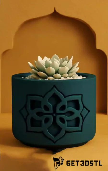 Vase Marrakech Blossom STL 3D Print Files
