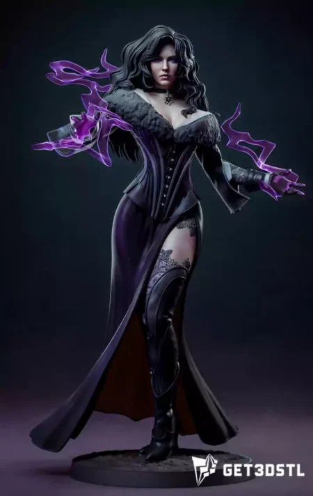 Yennefer STL 3D Print Model