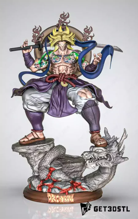 Broly Samurai STL Dragon Ball 3D Print Model