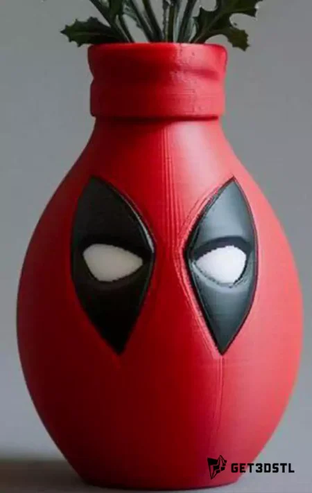 Deadpool Vase STL & 3MF 3D Print Model Files