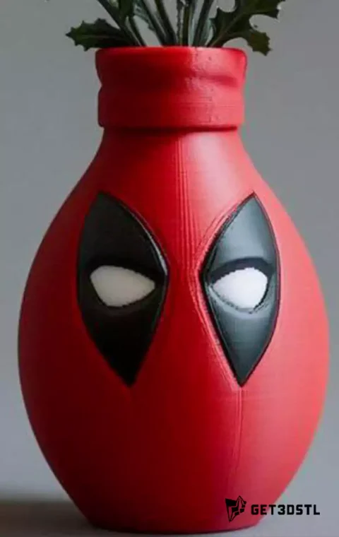 Deadpool Vase STL & 3MF 3D Print Model Files