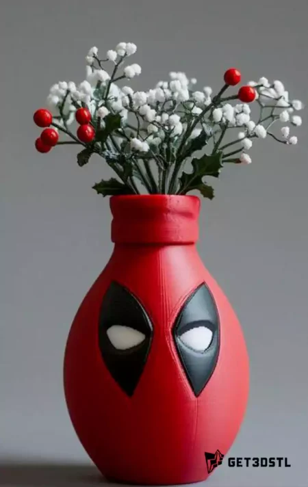Deadpool Vase STL & 3MF 3D Print Model Files