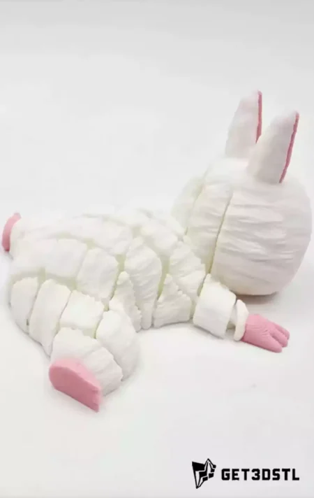 Flexi Labubu STL 3MF Articulated 3D Print Files