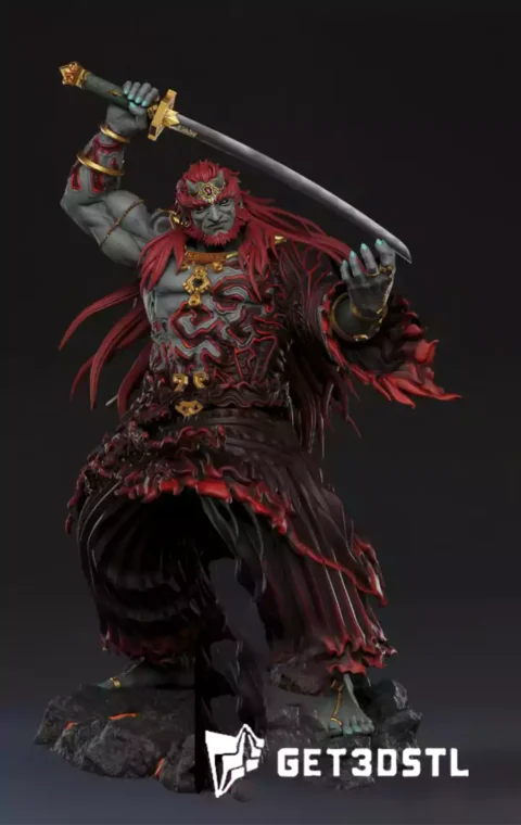 Ganondorf the Demon King STL 3D Figurine