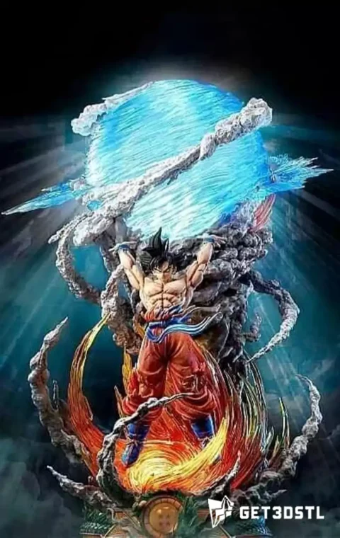 Goku Pack STL Dragon Ball Character 3d Bundle