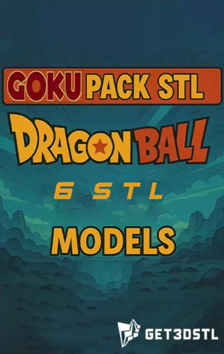 Goku Pack STL Dragon Ball Character 3d Bundle