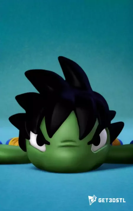 Super Turtle Goku STL 3D Print Model