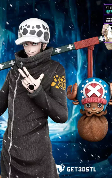Trafalgar & Chopper STL 3D Print One Piece