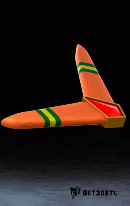 Zelda Boomerang Cosplay 3D STL – 3MF