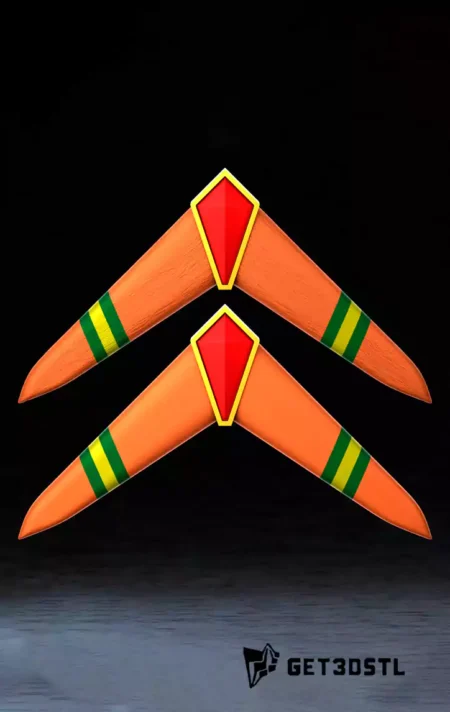 Zelda Boomerang Cosplay 3D STL – 3MF