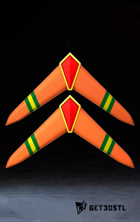 Zelda Boomerang Cosplay 3D STL – 3MF