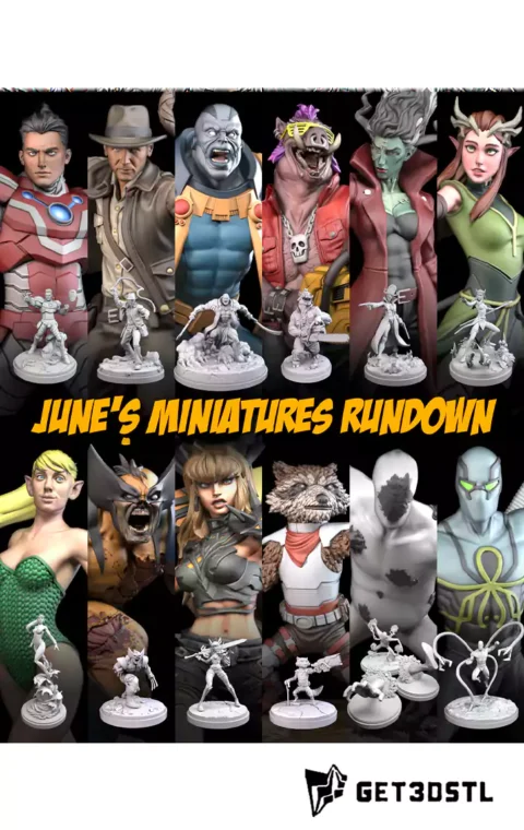 Minis STL Super Fantasy 3D Pack