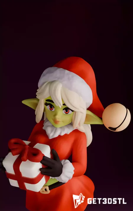Cheerful Cherie Christmas STL