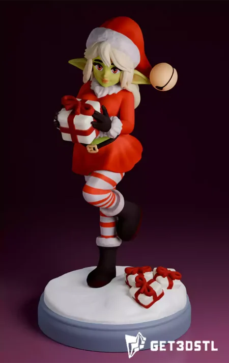 Cheerful Cherie Christmas STL