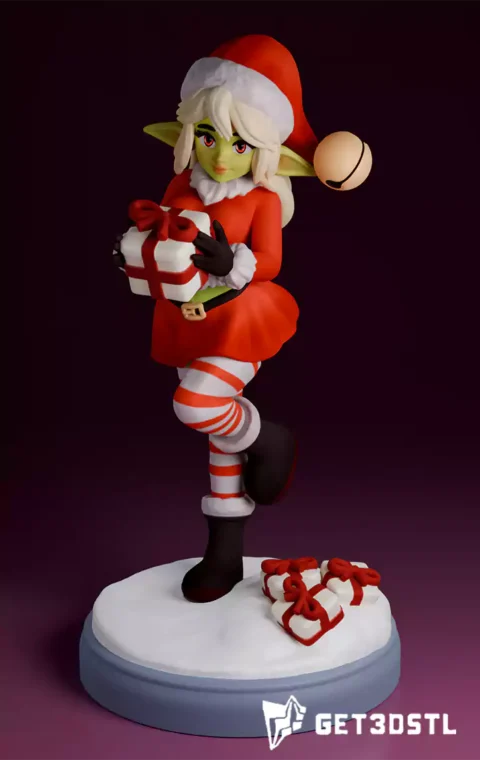Cheerful Cherie Christmas STL